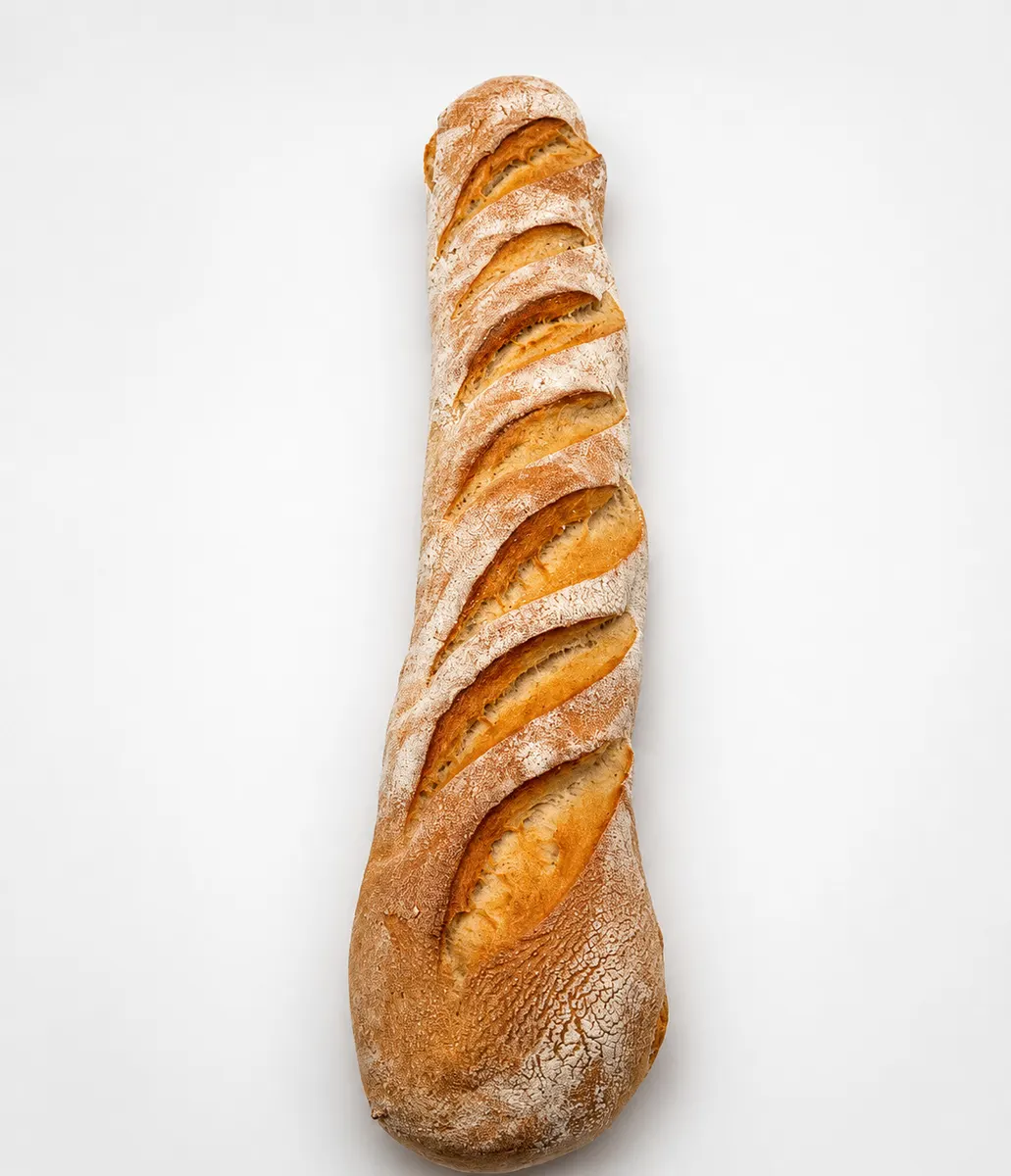 Rustic Sourdough Baguette